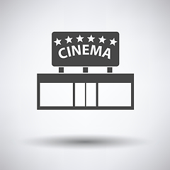 Image showing Cinema entrance icon 