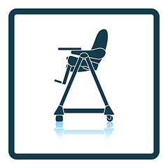 Image showing Baby high chair icon