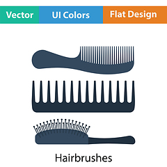 Image showing Hairbrush icon