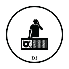 Image showing DJ icon