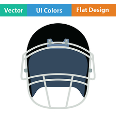 Image showing American football helmet icon