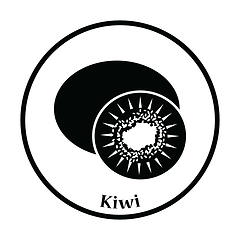 Image showing Icon of Kiwi