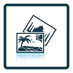 Image showing Two travel photograph icon