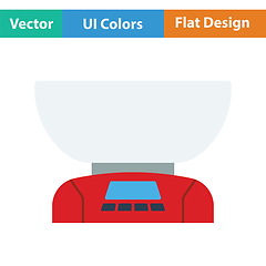 Image showing Kitchen electric scales icon