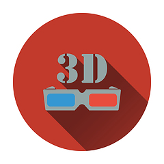 Image showing 3d goggle icon