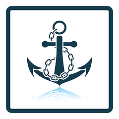 Image showing Sea anchor with chain icon