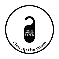 Image showing Mke up room tag icon