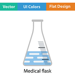 Image showing Medical flask icon