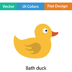 Image showing Bath duck icon