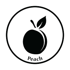 Image showing Icon of Peach