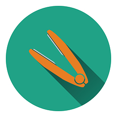 Image showing Hair straightener icon