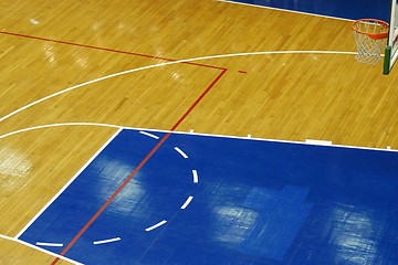 Image showing Basketball court