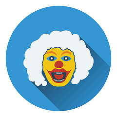 Image showing Party clown face icon