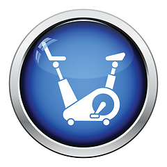 Image showing Exercise bicycle icon