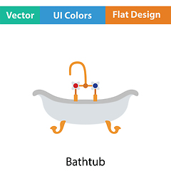 Image showing Bathtub icon