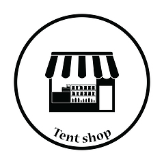 Image showing Tent shop icon