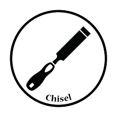 Image showing Icon of chisel
