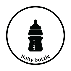 Image showing Baby bottle icon