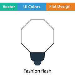 Image showing Icon of portable fashion flash