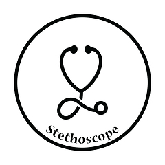 Image showing Stethoscope icon