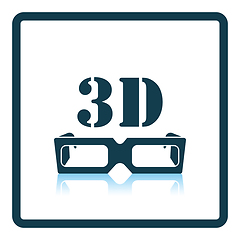Image showing 3d goggle icon