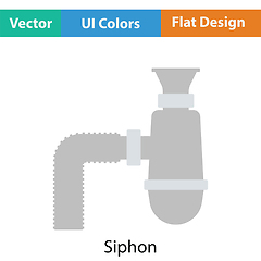 Image showing Bathroom siphon icon