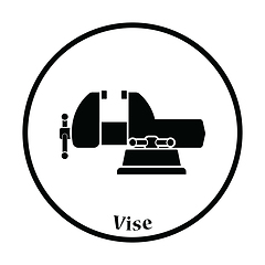 Image showing Icon of vise