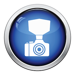 Image showing Camera with fashion flash icon