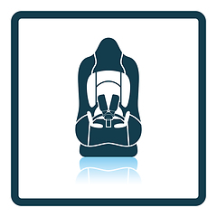 Image showing Baby car seat icon