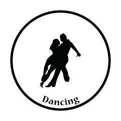 Image showing Dancing pair icon