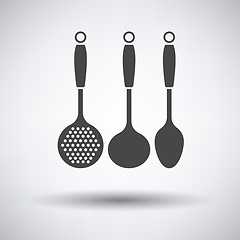 Image showing Ladle set icon