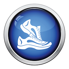 Image showing Fitness sneakers icon