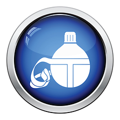 Image showing Touristic flask  icon