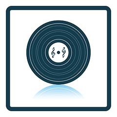 Image showing Analogue record icon