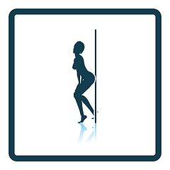 Image showing Stripper night club icon