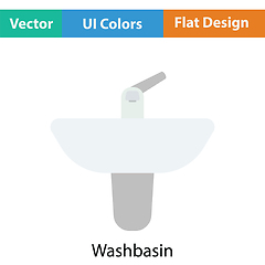 Image showing Wash basin icon