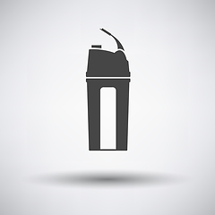 Image showing Fitness bottle icon