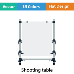 Image showing Icon of table for object photography