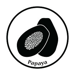 Image showing Icon of Papaya