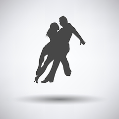 Image showing Dancing pair icon
