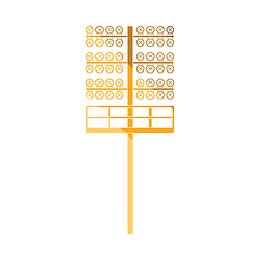 Image showing Soccer light mast  icon