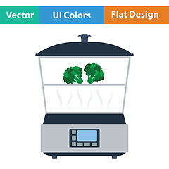 Image showing Kitchen steam cooker icon