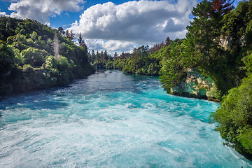 Image showing Huka falls, Taupo, New Zealand