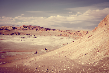 Image showing Valle de la Luna in San Pedro de Atacama, Chile