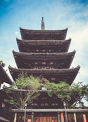 Image showing Pagoda of Yasaka, Gion, kyoto, Japan