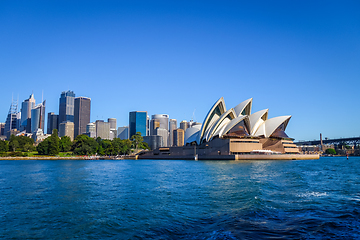 Image showing Sydney city center and Opera House, Australia