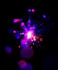 Image showing Light explosion background