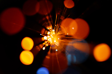 Image showing Light explosion background