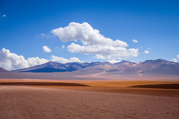 Image showing Siloli desert in sud Lipez reserva, Bolivia