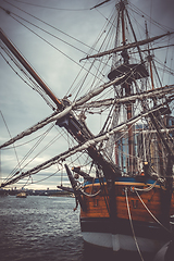 Image showing Endeavour Ship in Darling Harbour, Sydney, Australia